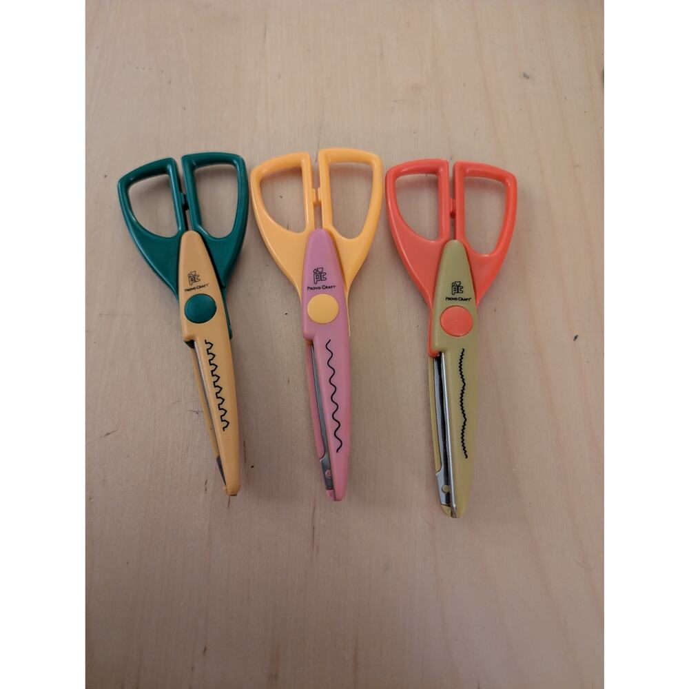 🍀Set of 3 Provo Craft Scrapbooking Scissors